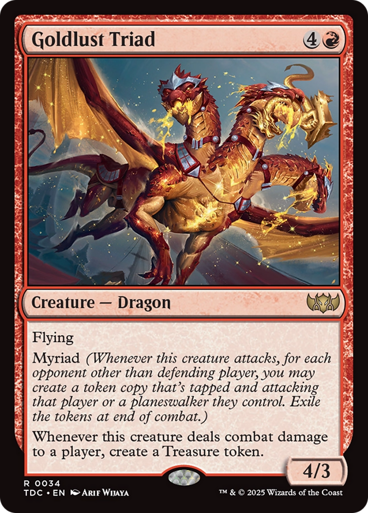 Goldlust Triad [Tarkir: Dragonstorm Commander] | Game Master's Emporium (The New GME)