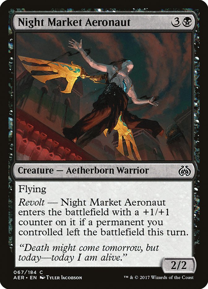 Night Market Aeronaut [Aether Revolt] | Game Master's Emporium (The New GME)