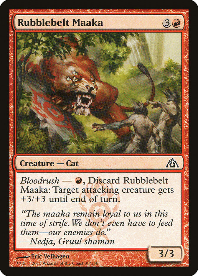 Rubblebelt Maaka [Dragon's Maze] | Game Master's Emporium (The New GME)