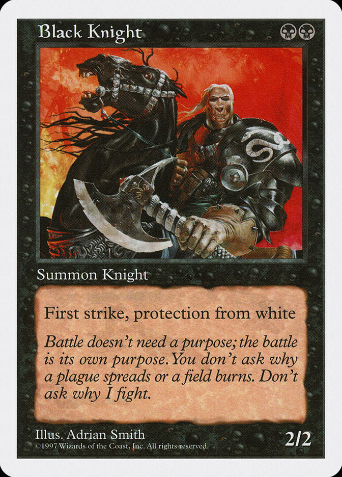 Black Knight [Fifth Edition] | Game Master's Emporium (The New GME)