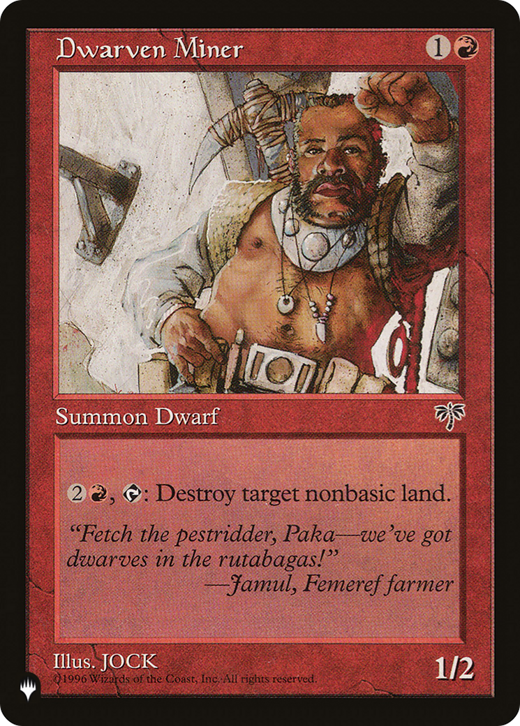 Dwarven Miner [The List] | Game Master's Emporium (The New GME)