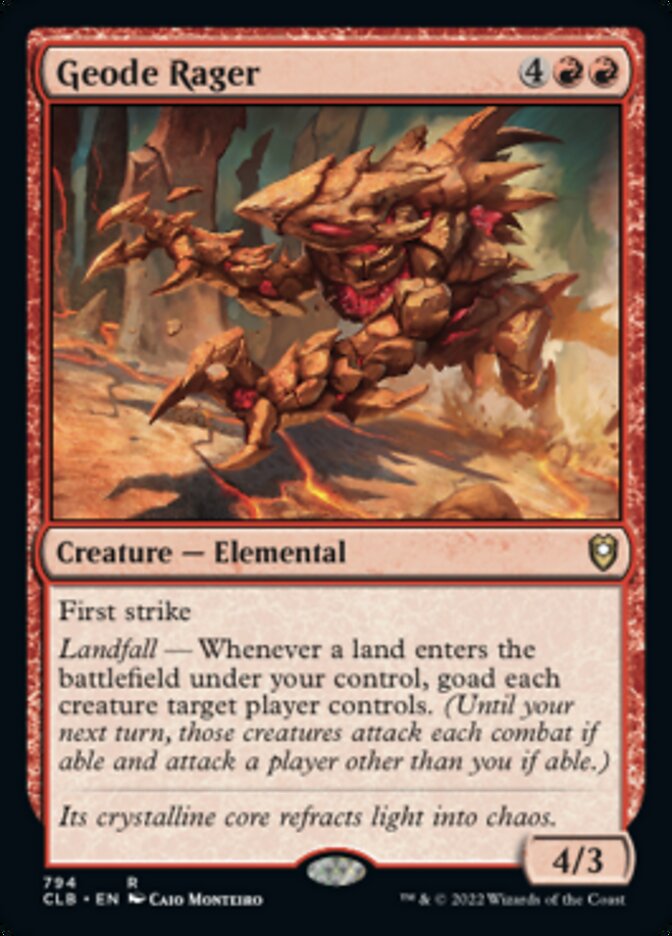 Geode Rager [Commander Legends: Battle for Baldur's Gate] | Game Master's Emporium (The New GME)