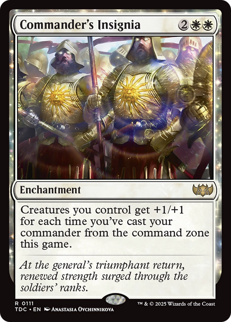 Commander's Insignia [Tarkir: Dragonstorm Commander] | Game Master's Emporium (The New GME)