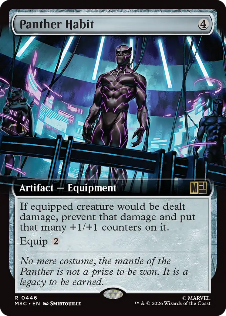 Panther Habit (Extended Art) [Marvel Super Heroes Commander] | Game Master's Emporium (The New GME)