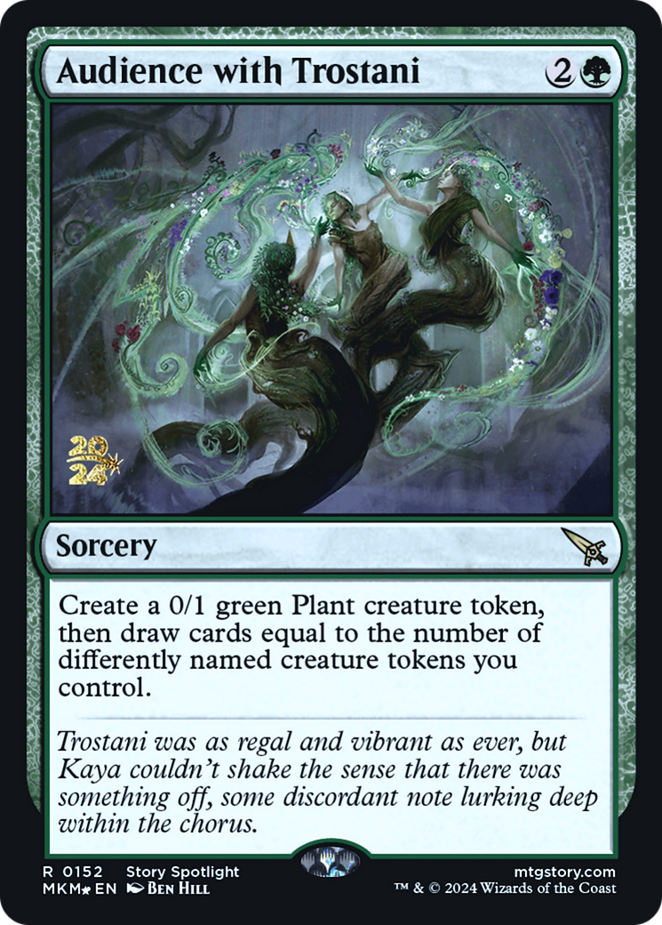 Audience with Trostani [Murders at Karlov Manor Prerelease Promos] | Game Master's Emporium (The New GME)