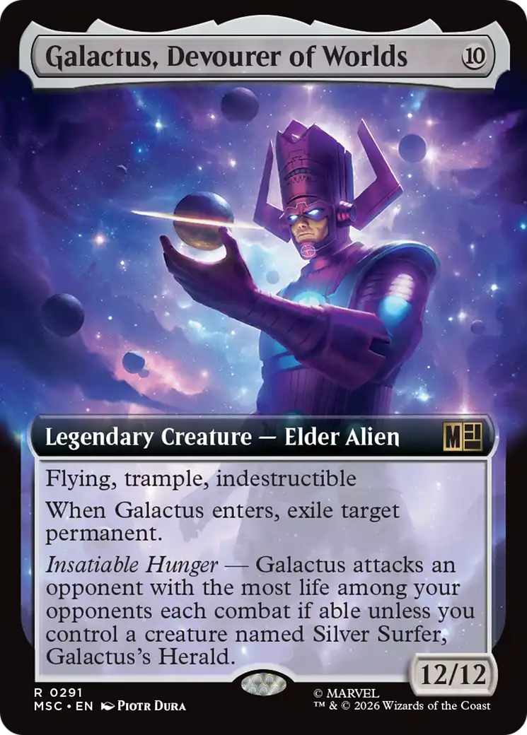 Galactus, Devourer of Worlds (Extended Art) [Marvel Super Heroes Commander] | Game Master's Emporium (The New GME)