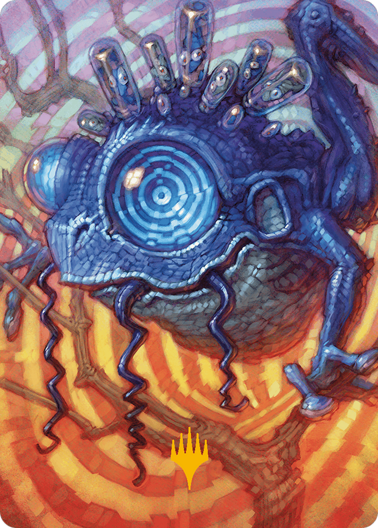 Psychic Frog Art Card (Gold-Stamped Planeswalker Symbol) [Modern Horizons 3 Art Series] | Game Master's Emporium (The New GME)