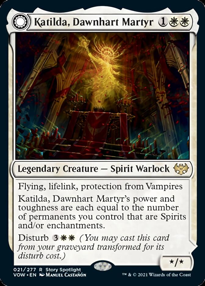 Katilda, Dawnhart Martyr // Katilda's Rising Dawn [Innistrad: Crimson Vow] | Game Master's Emporium (The New GME)