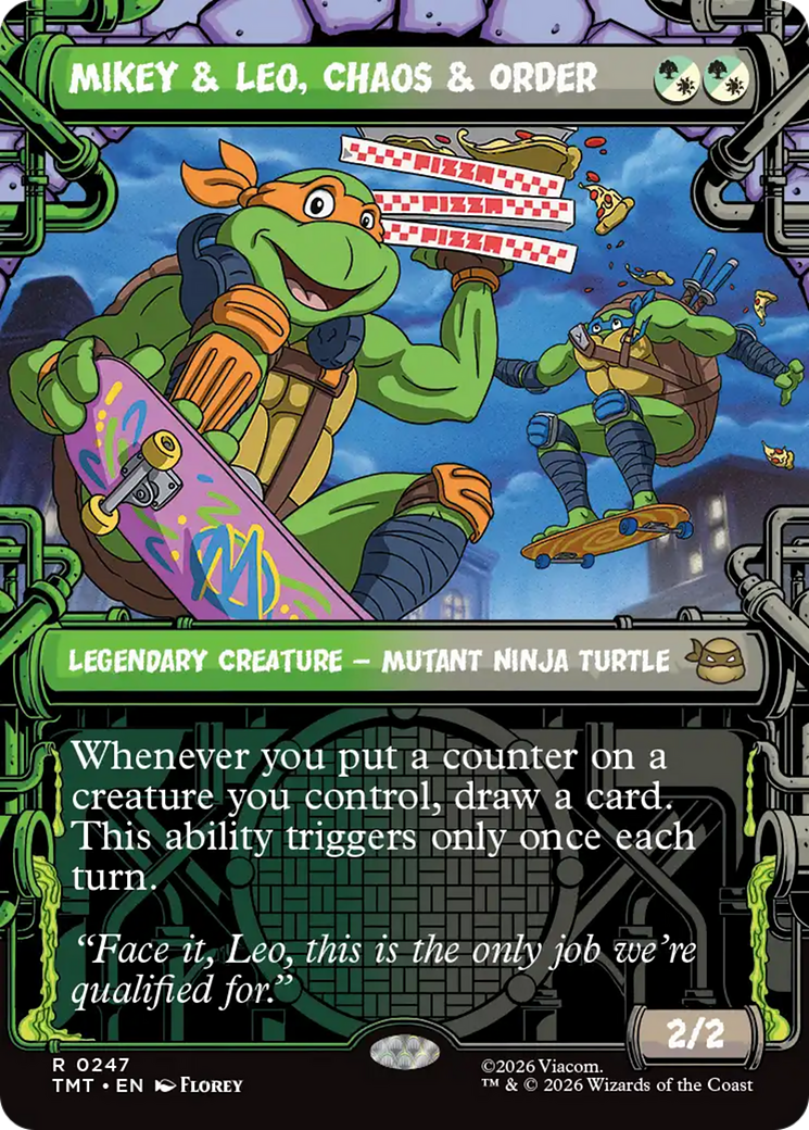Mikey & Leo, Chaos & Order (Showcase) [Teenage Mutant Ninja Turtles] | Game Master's Emporium (The New GME)