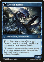 Thing in the Ice // Awoken Horror [Shadows over Innistrad Prerelease Promos] | Game Master's Emporium (The New GME)