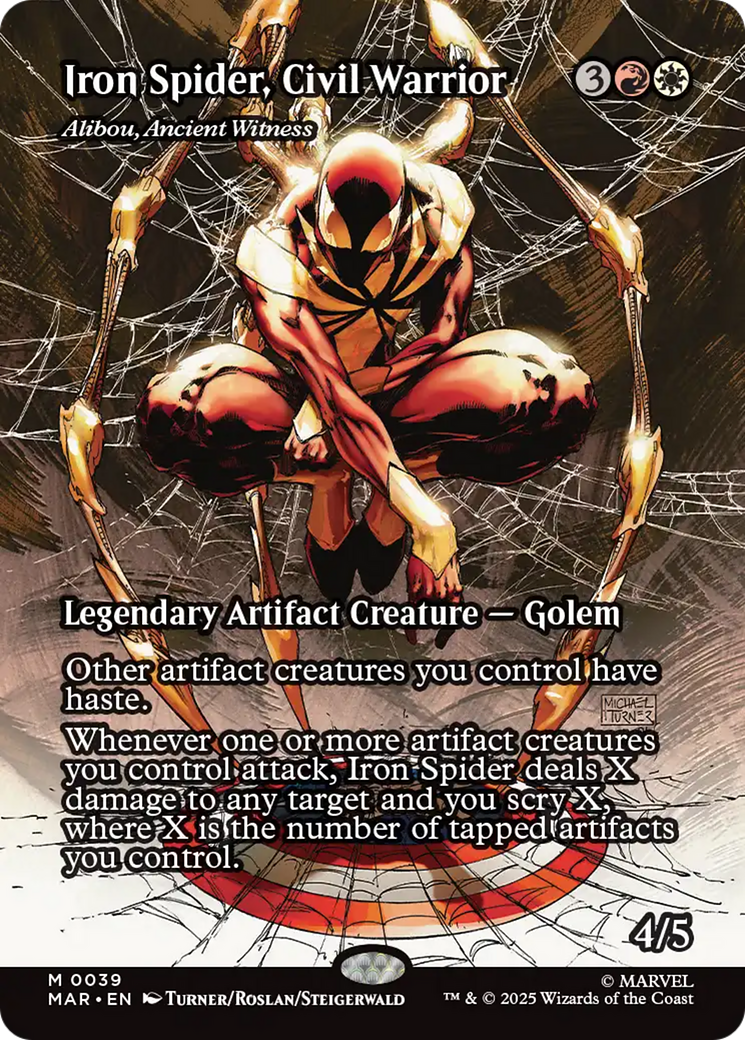 Iron Spider, Civil Warrior - Alibou, Ancient Witness [Marvel Universe: Eternal-Legal] | Game Master's Emporium (The New GME)