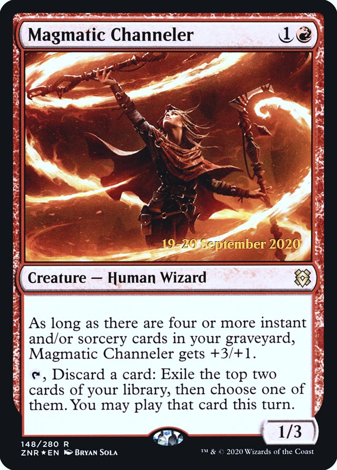 Magmatic Channeler [Zendikar Rising Prerelease Promos] | Game Master's Emporium (The New GME)