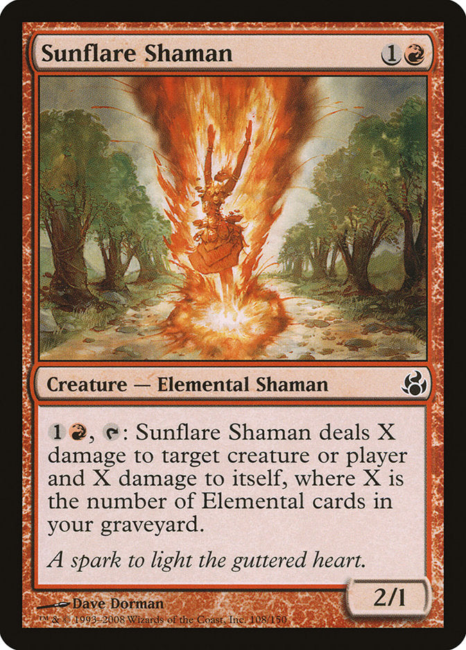 Sunflare Shaman [Morningtide] | Game Master's Emporium (The New GME)
