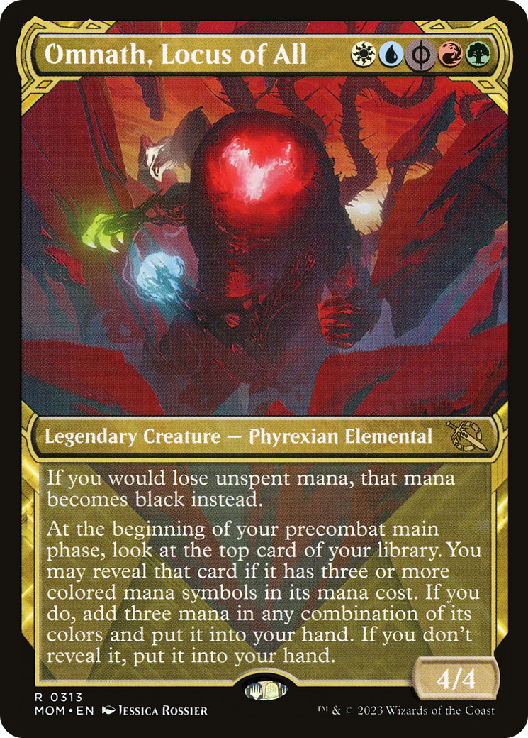 Omnath, Locus of All (Showcase Planar Booster Fun) [March of the Machine] | Game Master's Emporium (The New GME)