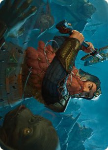 Gimli, Counter of Kills Art Card (10/81) [The Lord of the Rings: Tales of Middle-earth Art Series] | Game Master's Emporium (The New GME)
