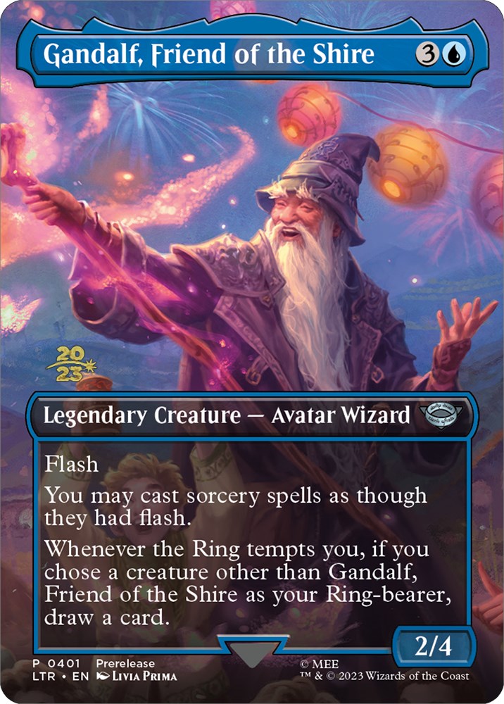 Gandalf, Friend of the Shire [The Lord of the Rings: Tales of Middle-Earth Prerelease Promos] | Game Master's Emporium (The New GME)