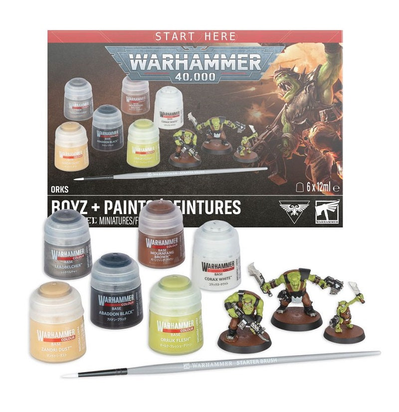 Orks Boyz + Paints Set | Game Master's Emporium (The New GME)