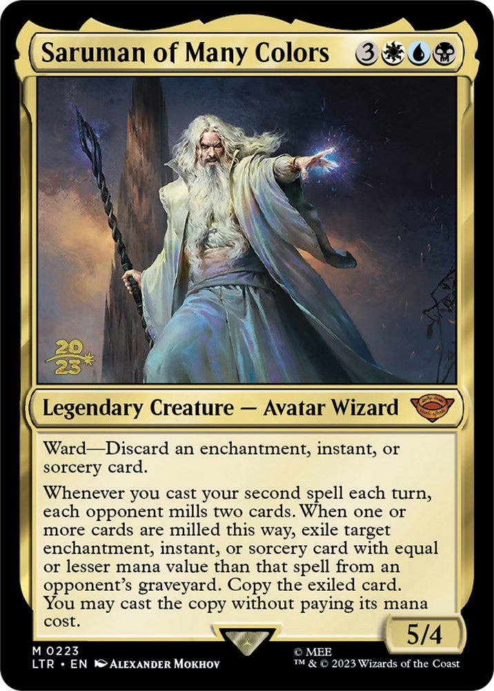 Saruman of Many Colors [The Lord of the Rings: Tales of Middle-Earth Prerelease Promos] | Game Master's Emporium (The New GME)