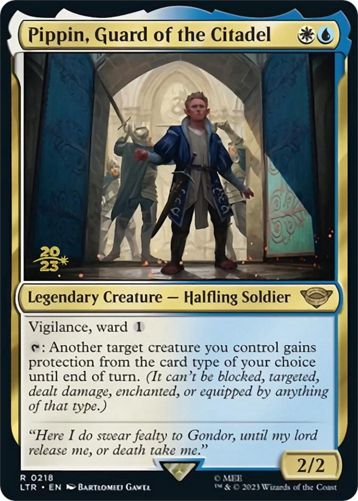 Pippin, Guard of the Citadel [The Lord of the Rings: Tales of Middle-Earth Prerelease Promos] | Game Master's Emporium (The New GME)