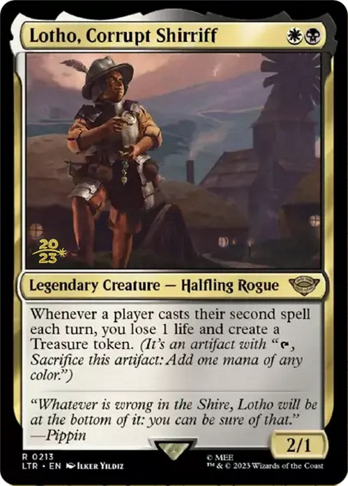 Lotho, Corrupt Shirriff [The Lord of the Rings: Tales of Middle-Earth Prerelease Promos] | Game Master's Emporium (The New GME)