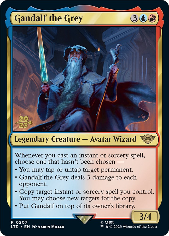 Gandalf the Grey [The Lord of the Rings: Tales of Middle-Earth Prerelease Promos] | Game Master's Emporium (The New GME)