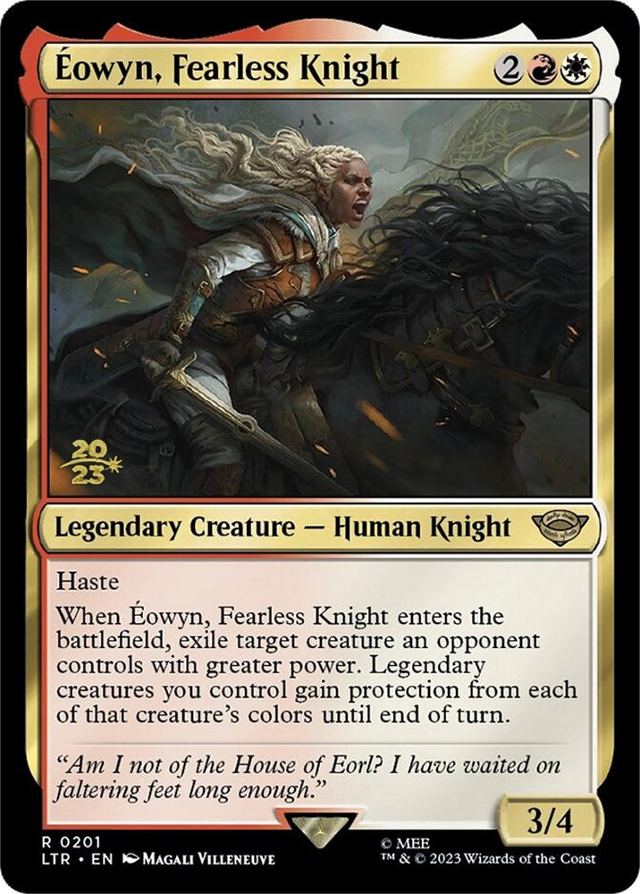 Eowyn, Fearless Knight [The Lord of the Rings: Tales of Middle-Earth Prerelease Promos] | Game Master's Emporium (The New GME)