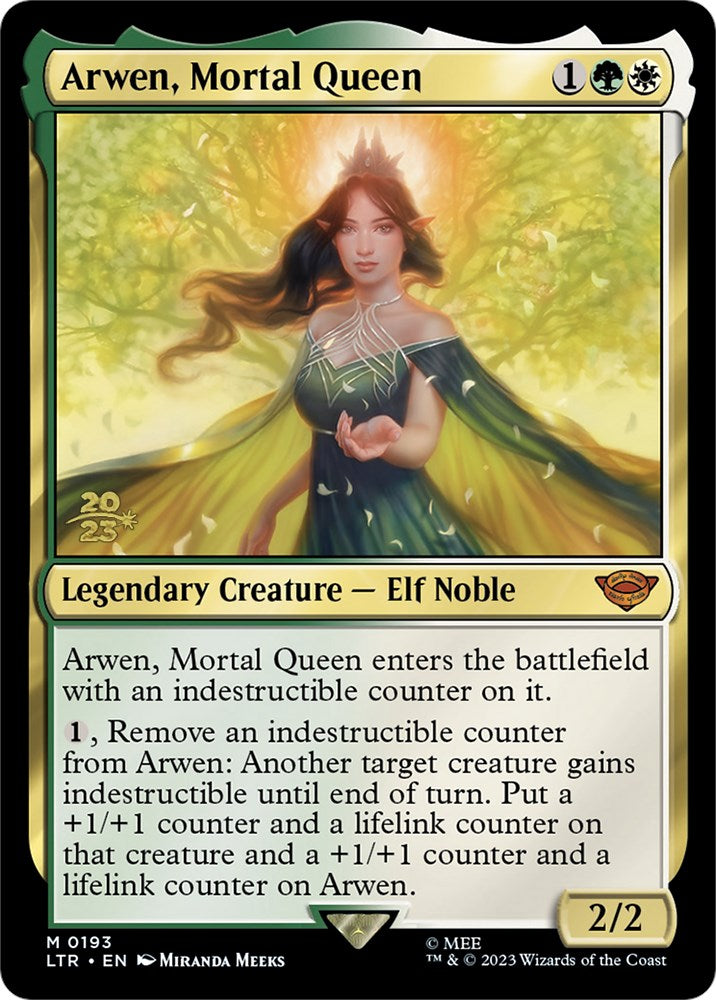 Arwen, Mortal Queen [The Lord of the Rings: Tales of Middle-Earth Prerelease Promos] | Game Master's Emporium (The New GME)