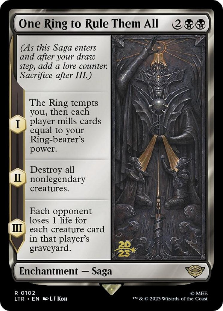 One Ring to Rule Them All [The Lord of the Rings: Tales of Middle-Earth Prerelease Promos] | Game Master's Emporium (The New GME)