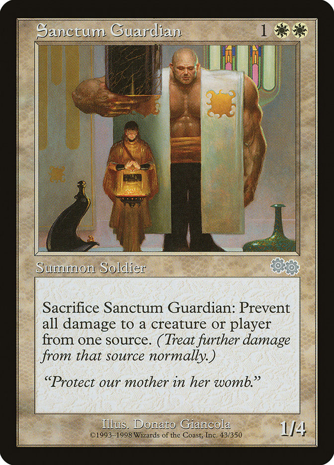 Sanctum Guardian [Urza's Saga] | Game Master's Emporium (The New GME)