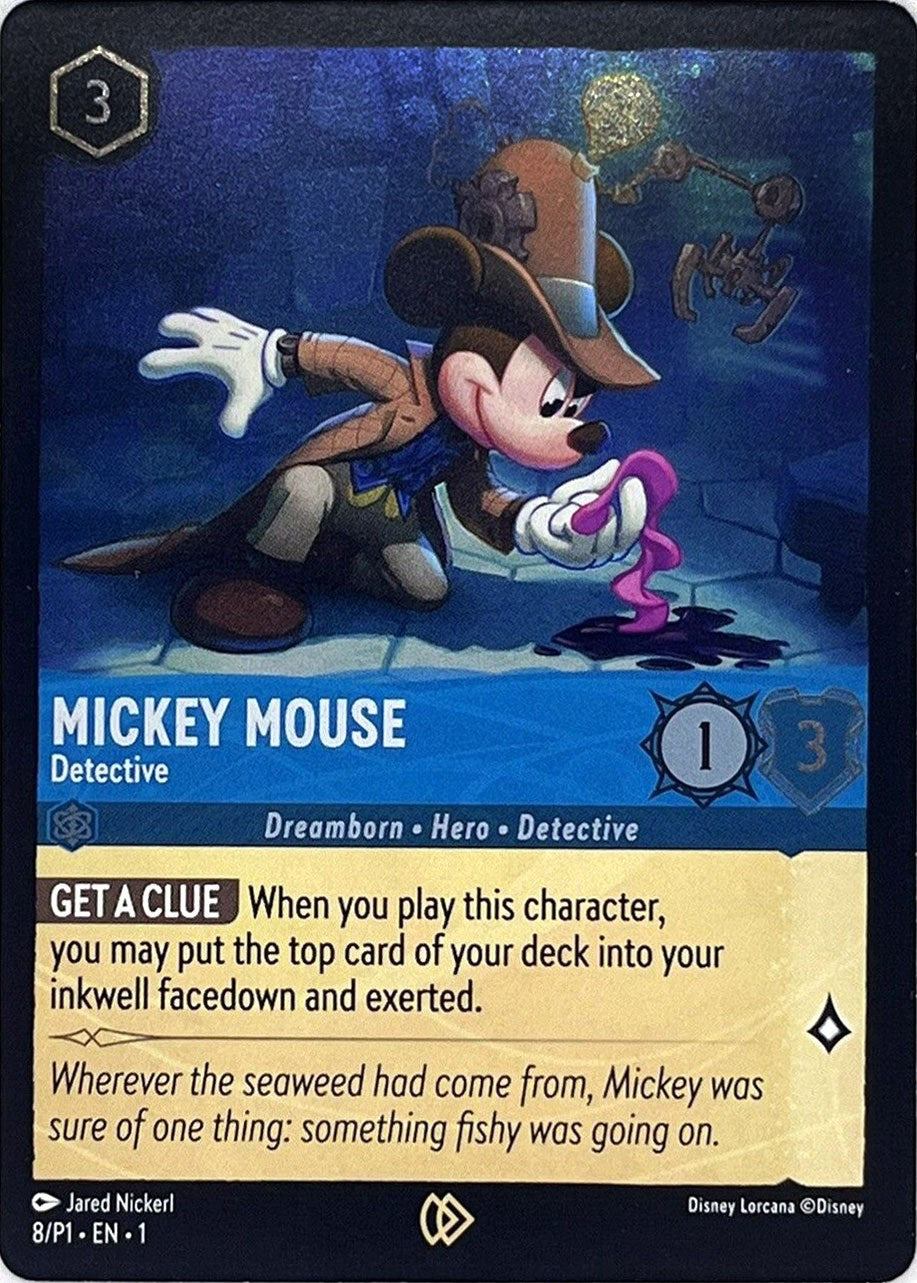 Mickey Mouse - Detective (8) [Promo Cards] | Game Master's Emporium (The New GME)