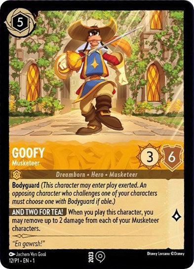 Goofy - Musketeer (12/P1) [Promo Cards] | Game Master's Emporium (The New GME)