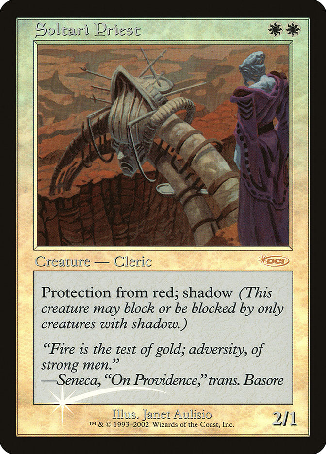 Soltari Priest [Friday Night Magic 2002] | Game Master's Emporium (The New GME)