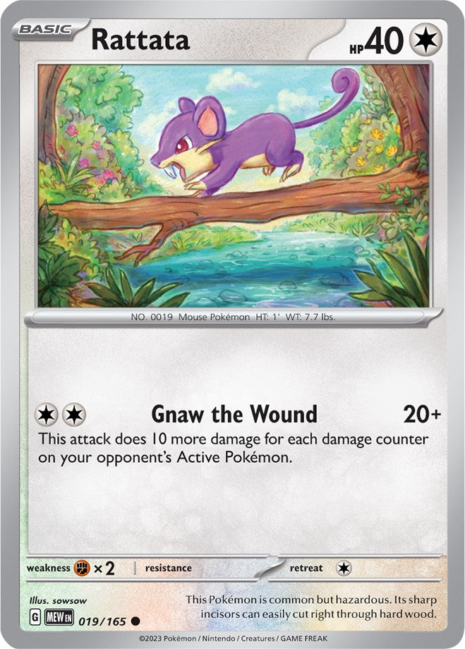Rattata (019/165) [Scarlet & Violet 151] | Game Master's Emporium (The New GME)