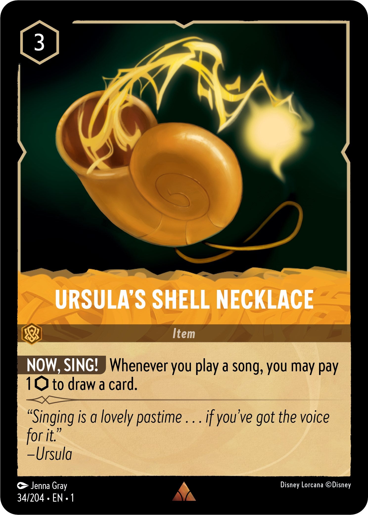 Ursula's Shell Necklace (34/204) [The First Chapter] | Game Master's Emporium (The New GME)