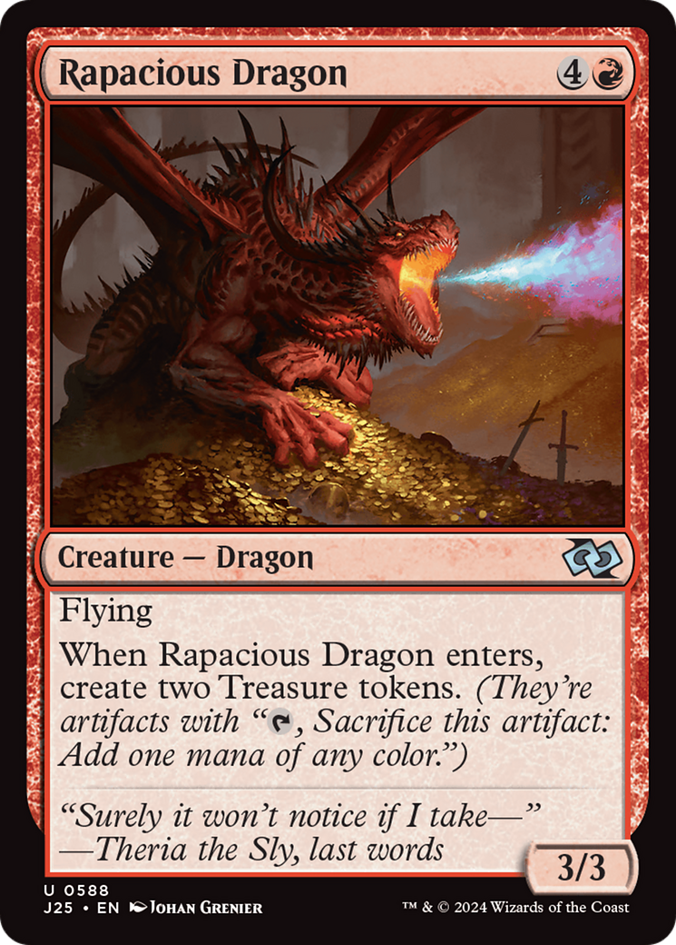 Rapacious Dragon [Foundations Jumpstart] | Game Master's Emporium (The New GME)