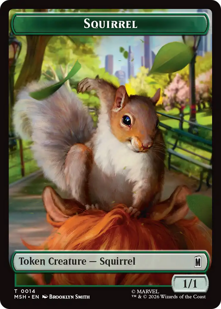 Galactus // Squirrel Double-Sided Token [Marvel Super Heroes Tokens] | Game Master's Emporium (The New GME)