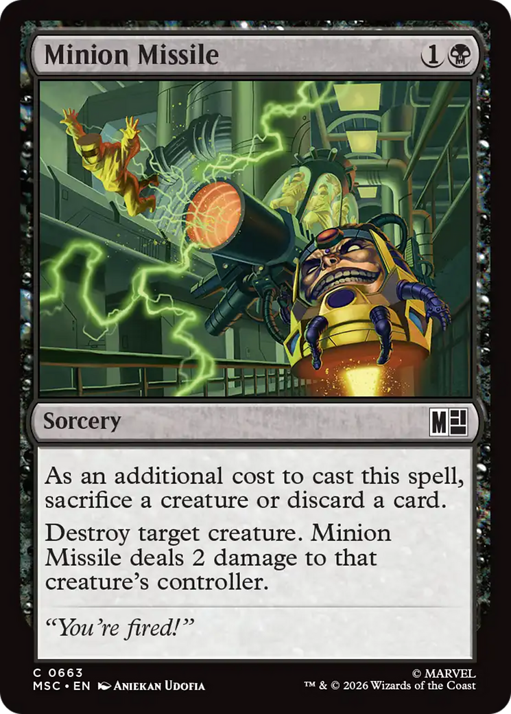 Minion Missile [Marvel Super Heroes Commander] | Game Master's Emporium (The New GME)