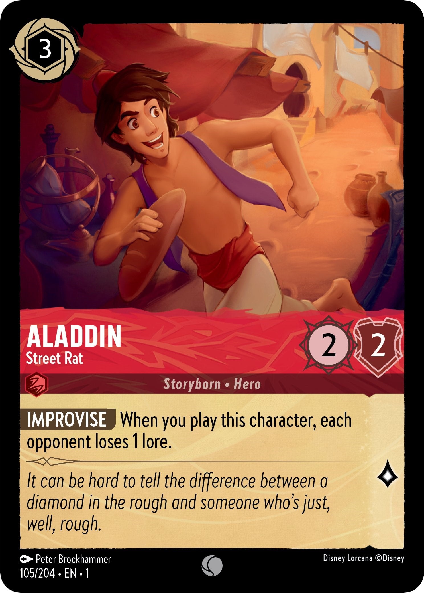 Aladdin - Street Rat (105/204) [The First Chapter] | Game Master's Emporium (The New GME)