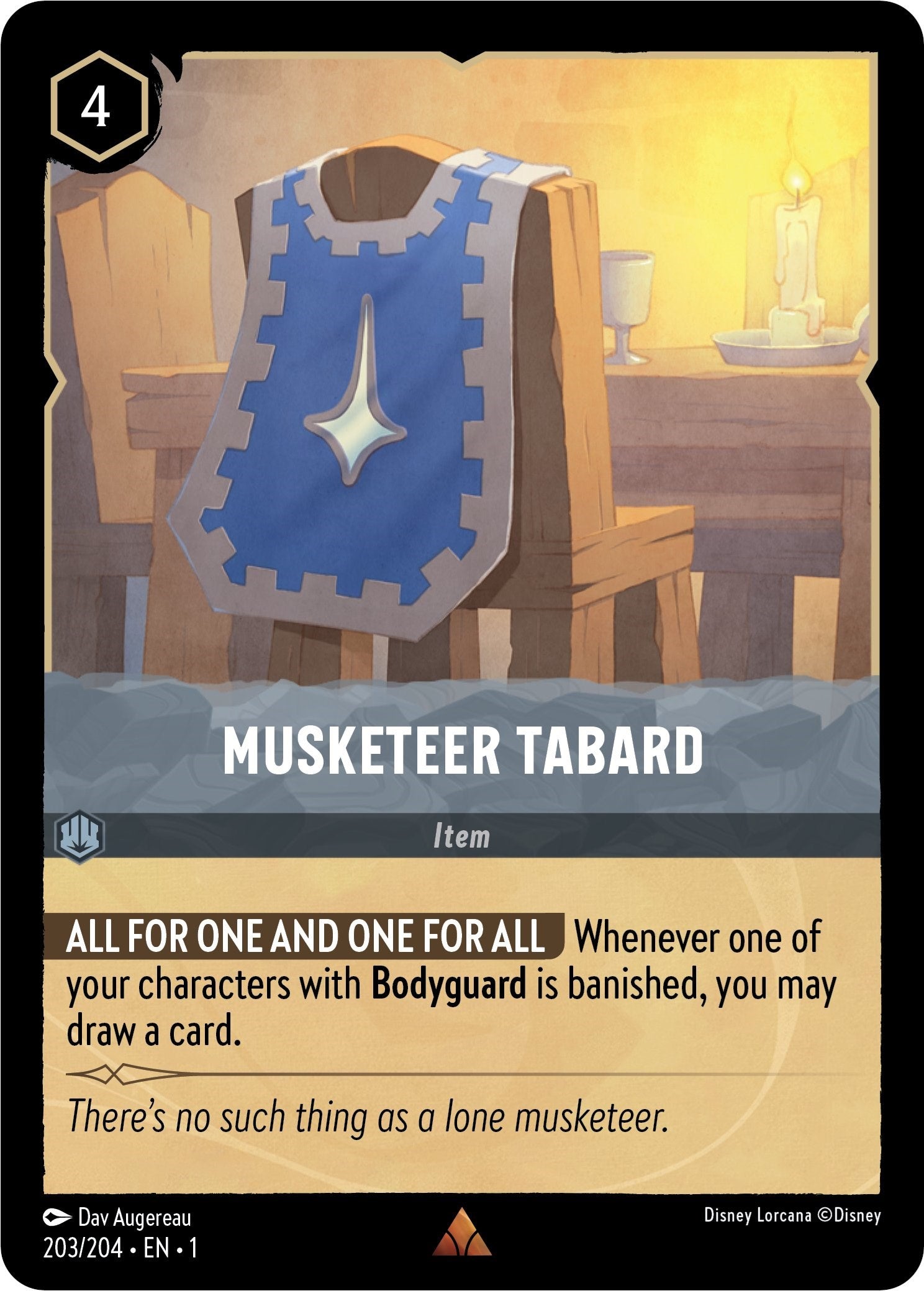 Musketeer Tabard (203/204) [The First Chapter] | Game Master's Emporium (The New GME)