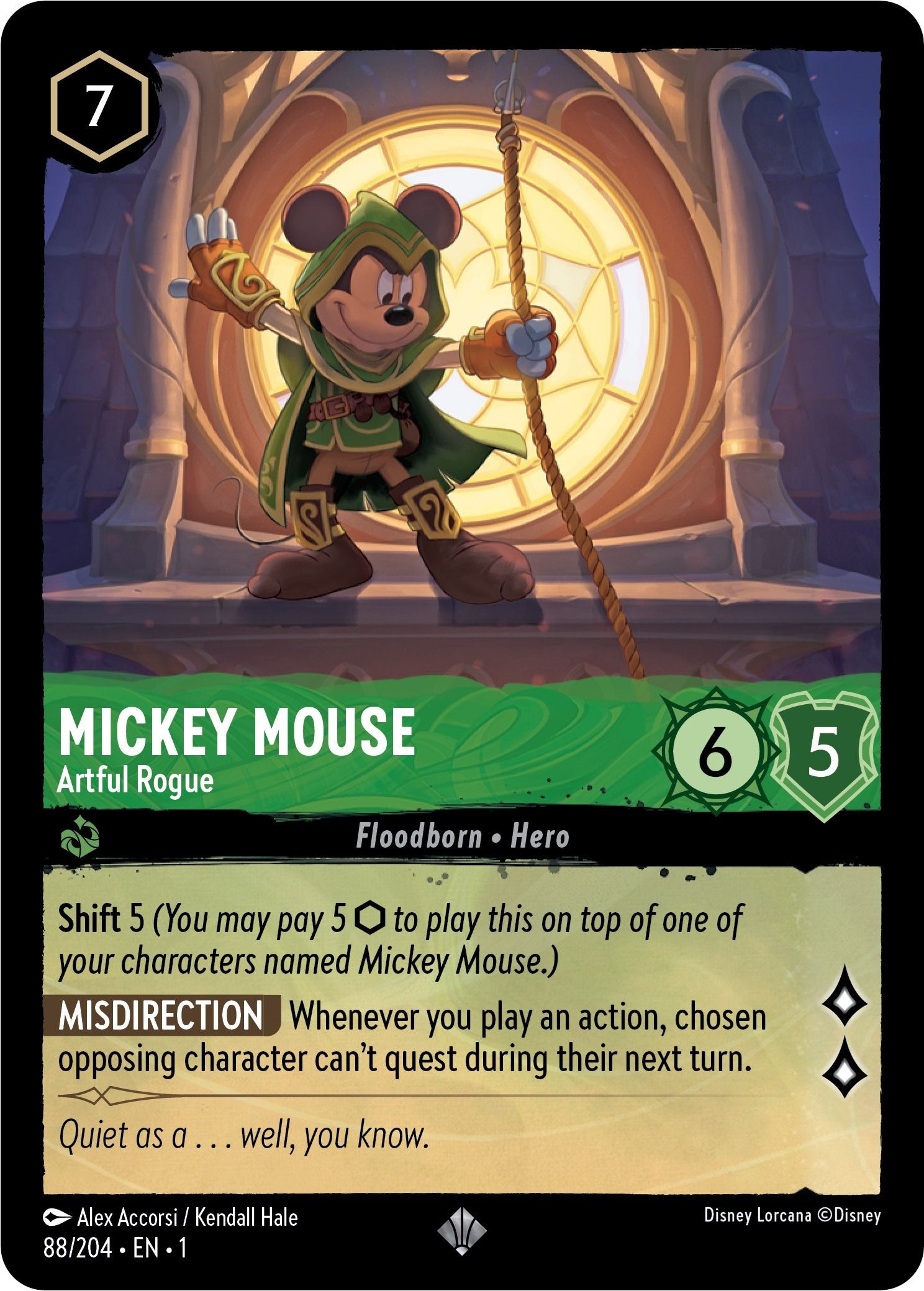 Mickey Mouse - Artful Rogue (88/204) [The First Chapter] | Game Master's Emporium (The New GME)