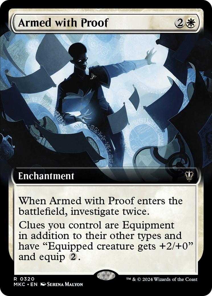 Armed with Proof (Extended Art) [Murders at Karlov Manor Commander] | Game Master's Emporium (The New GME)