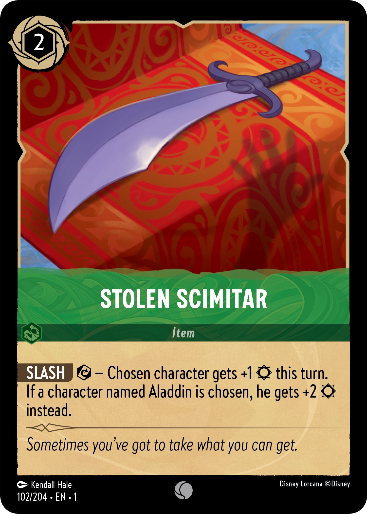 Stolen Scimitar (102/204) [The First Chapter] | Game Master's Emporium (The New GME)