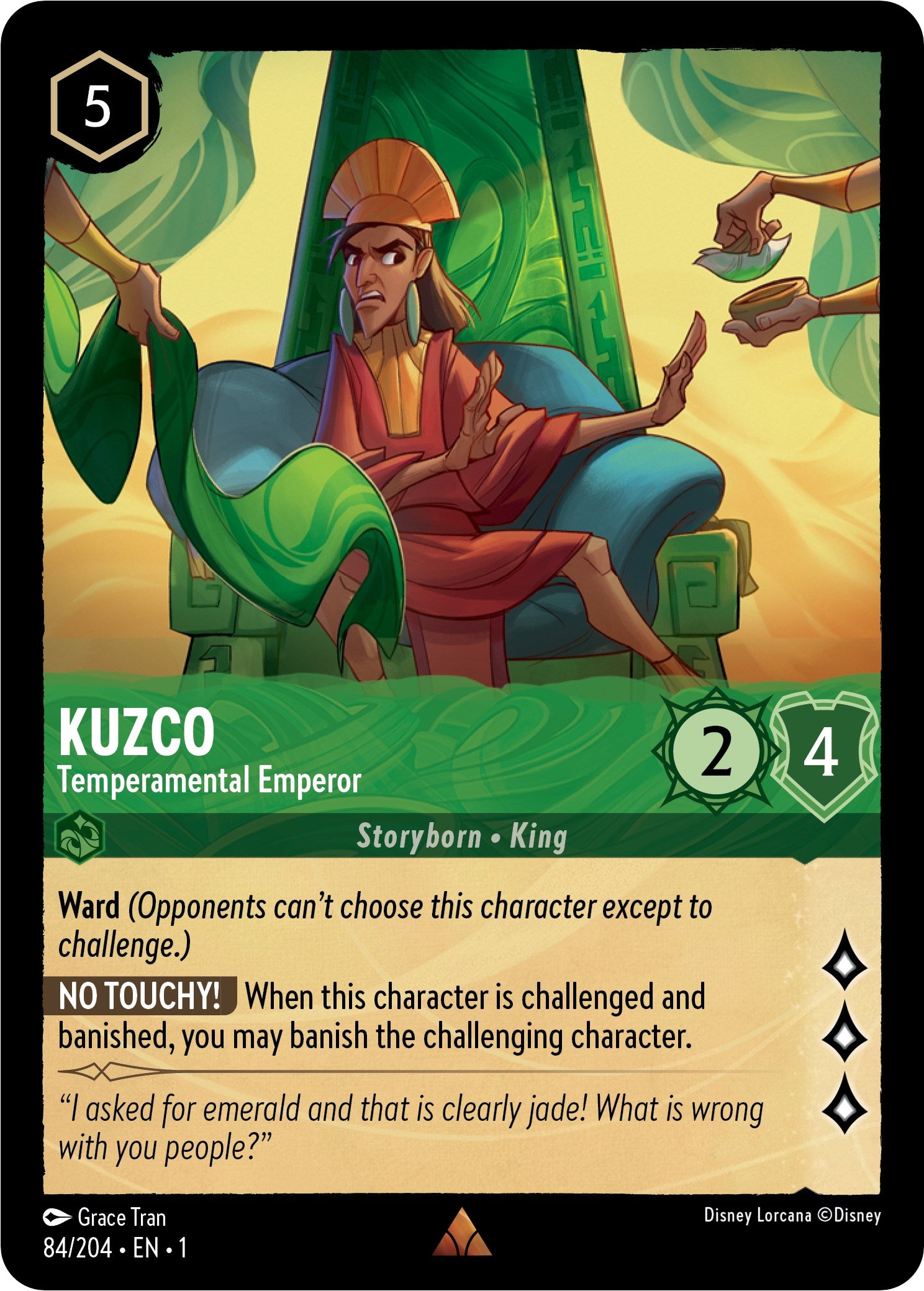 Kuzco - Temperamental Emperor (84/204) [The First Chapter] | Game Master's Emporium (The New GME)