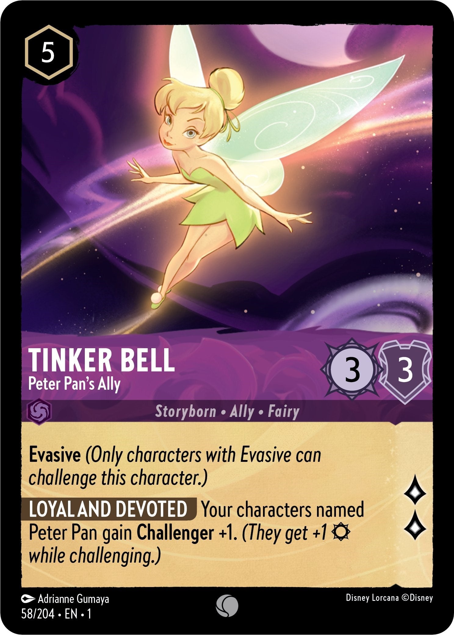 Tinker Bell - Peter Pan's Ally (58/204) [The First Chapter] | Game Master's Emporium (The New GME)