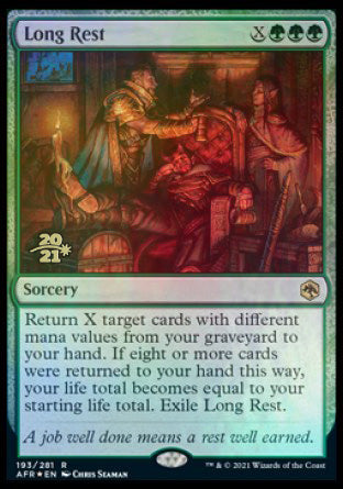 Long Rest [Dungeons & Dragons: Adventures in the Forgotten Realms Prerelease Promos] | Game Master's Emporium (The New GME)
