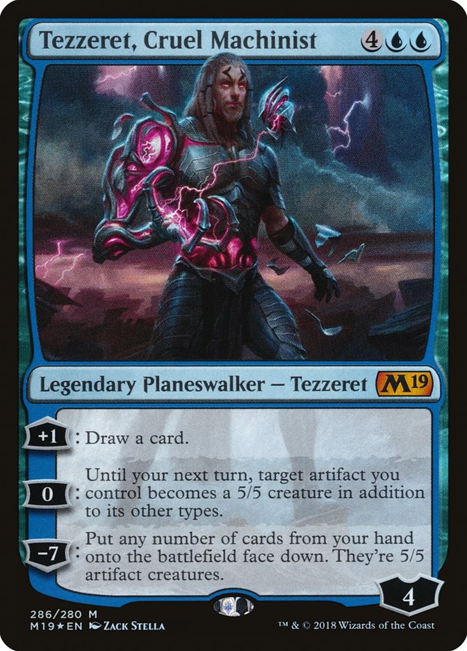 Tezzeret, Cruel Machinist [Core Set 2019] | Game Master's Emporium (The New GME)