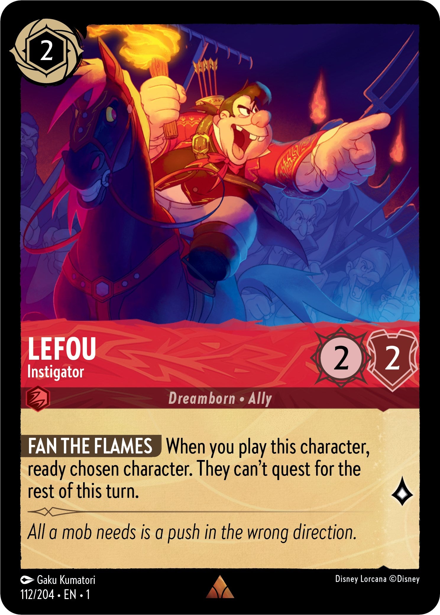 Lefou - Instigator (112/204) [The First Chapter] | Game Master's Emporium (The New GME)