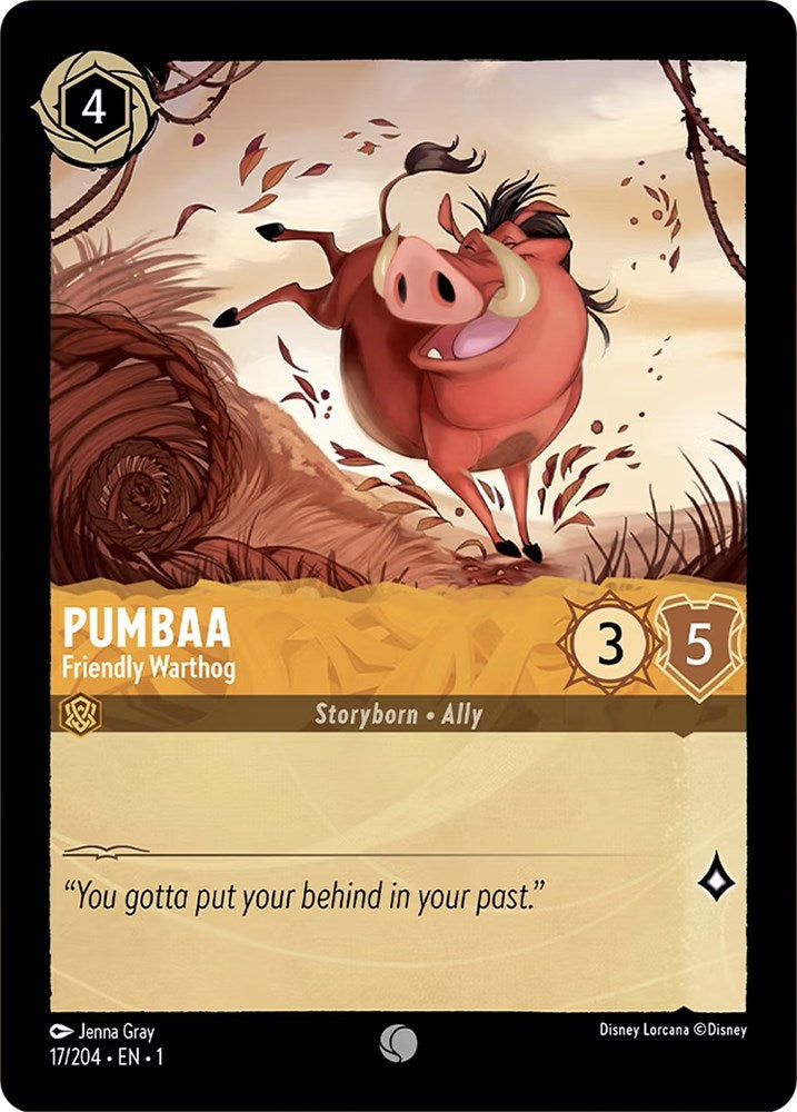 Pumbaa - Friendly Warthog (17/204) [The First Chapter] | Game Master's Emporium (The New GME)