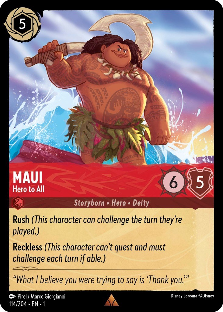Maui - Hero to All (114/204) [The First Chapter] | Game Master's Emporium (The New GME)