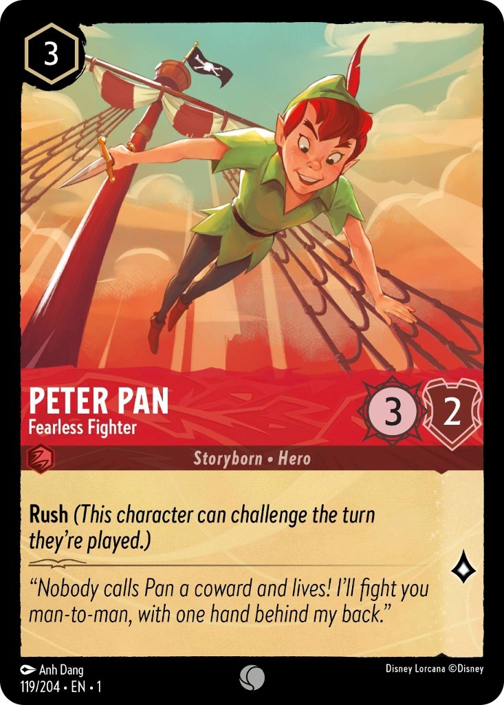 Peter Pan - Fearless Fighter (119/204) [The First Chapter] | Game Master's Emporium (The New GME)